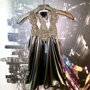 Anthropologie Peloci Shirt, Rose Collar, Size 6